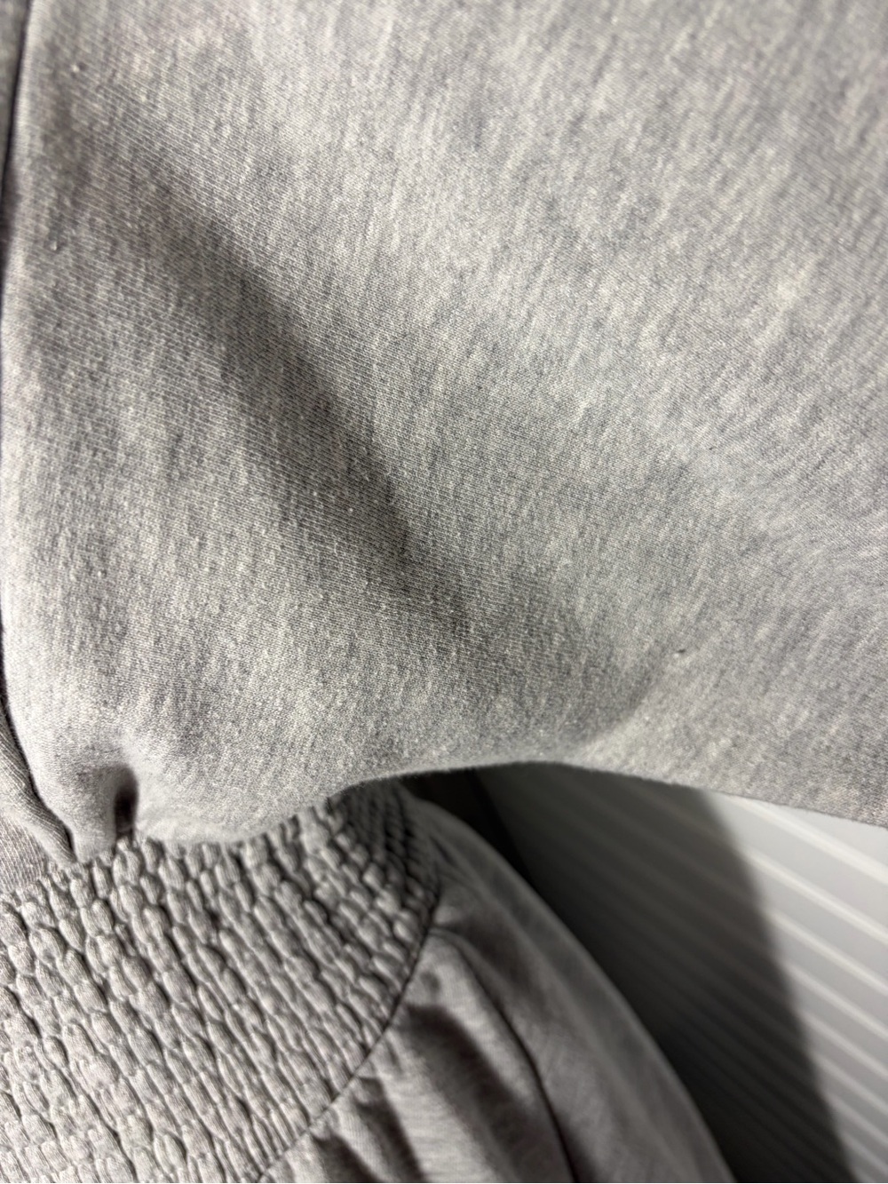 ✨Anthro’s Daily Ritual✨- Gray Heather Short Sleeve Zip-Smock Dress - SOLD OUT - Picture 10 of 11